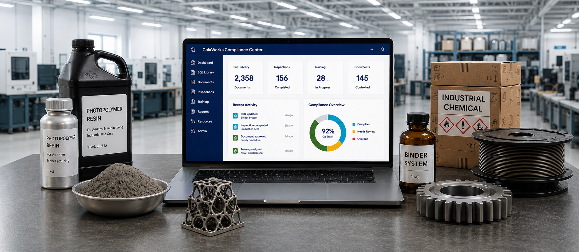 CalaWorks compliance technology supporting industrial materials and manufacturing
